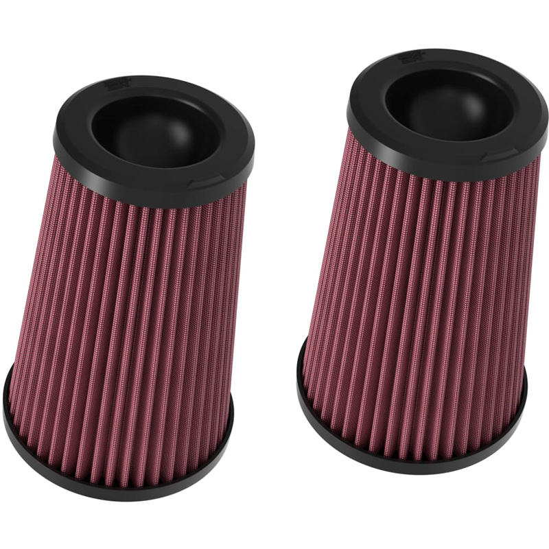 K&N Filtre à air de remplacement sur mesure pour Porsche 911 GT3, GT3 RS & GT3 Touring 4.0L 2021- (E-0629) (Ensemble 2 pièces)