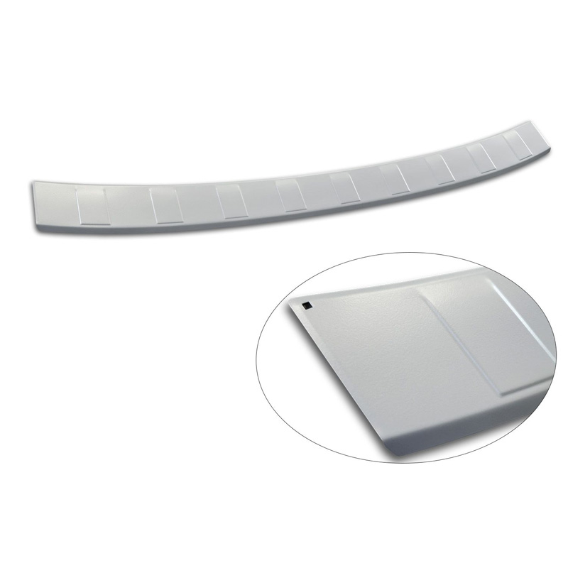 Avisa Protection de seuil arrière inox thermolaqué sur mesure pour Volvo V60 II 2018- incl. Cross Country & R-Design 'Soft Silver'