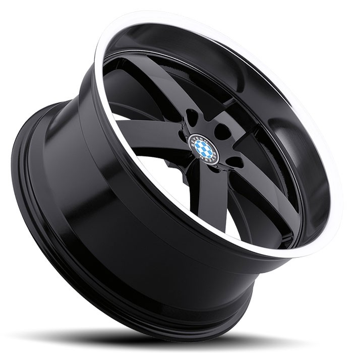 Velgen Beyern Rapp 20x8,5 5x120 ET20 Glanzend Zwart + Machined R
