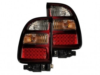 Feux arriere Toyota Rav4 98-00 LED rouges/claire
