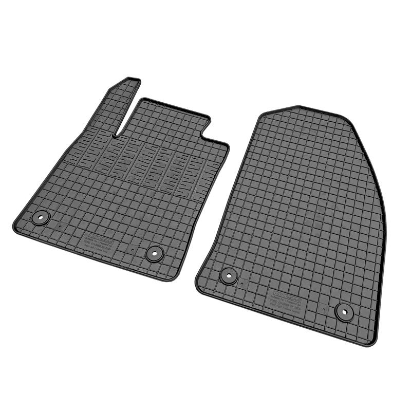 Set tapis de caoutchouc sur mesure pour Ford Transit Courier 2023- (2-pièces + points de fixage)