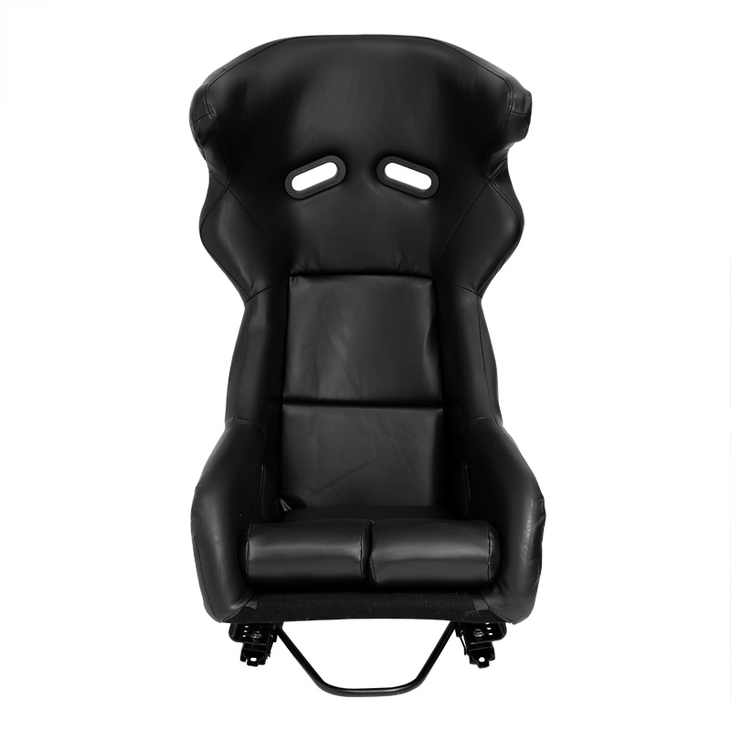 Siège baquet 'FS' - Simili Cuir Noir - Dossier fixe en polyester - incl. glissières