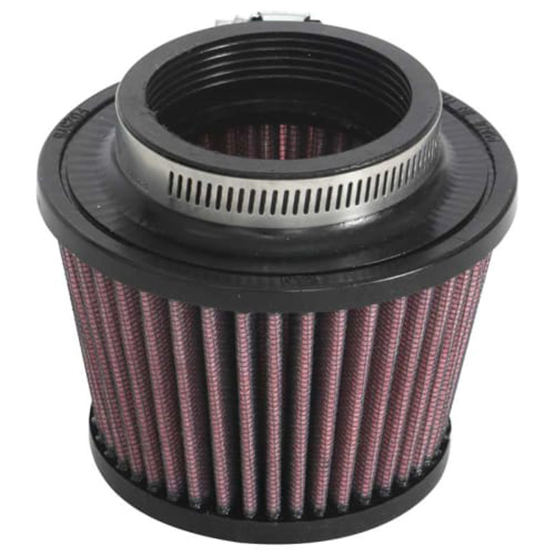 K&N Filtre à Air Universel Conique 64mm raccordement, 114mm de base, 89mm en haut, 81mm hauteur - (RU-8100)