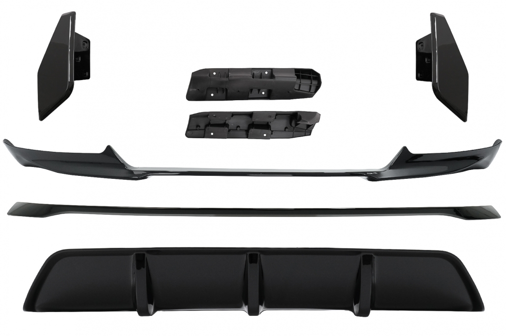 Aero pack BMW X6 F16 LCI M-Sport 2015-2019 Glans zwart