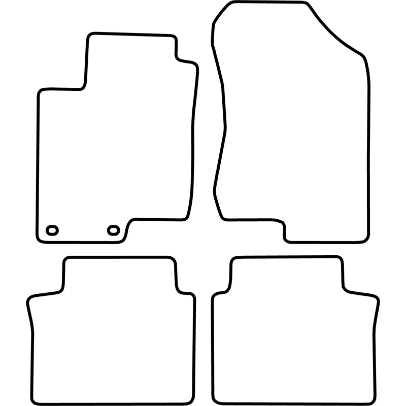 Set de tapis de sol sur mesure pour Hyundai Sonata 2005-2010