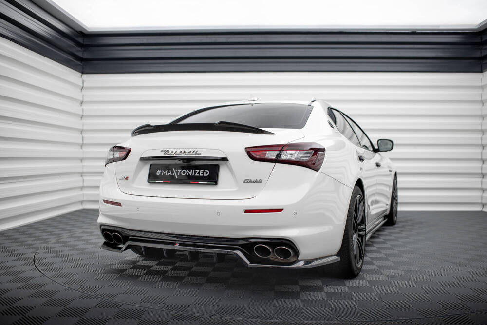 Diffuser Maserati Ghibli Mk3 FL Maxton Glans Zwart