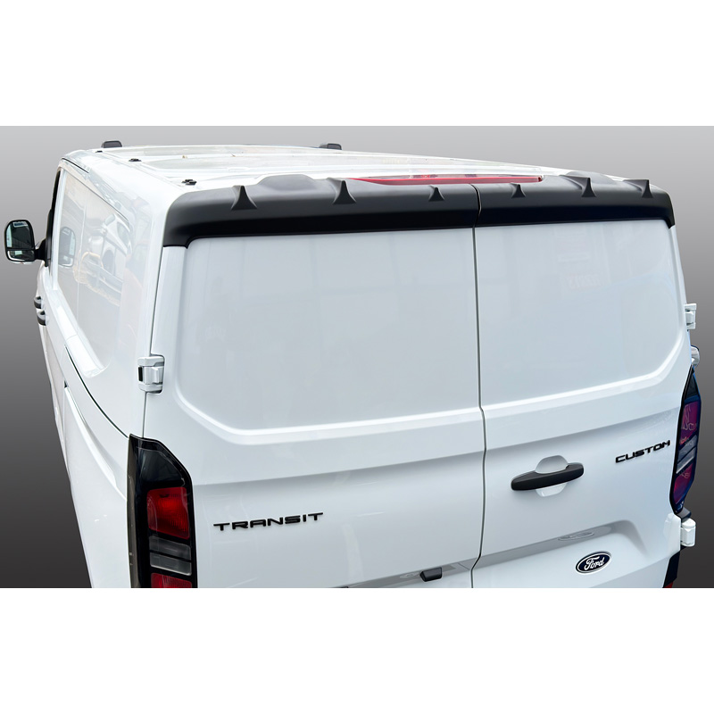RGM Becquet de toit sur mesure pour  Ford Transit Custom / Tourneo Custom 2023- (modèles avec portes arrière) - Noir (ABS)