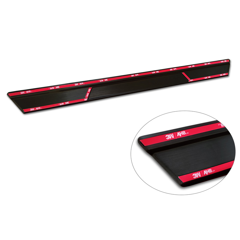 Seuils de portes inox noir sur mesure pour Mazda CX-60 (KH) 2022- - 'Performance Special Edition' - 4-pièces