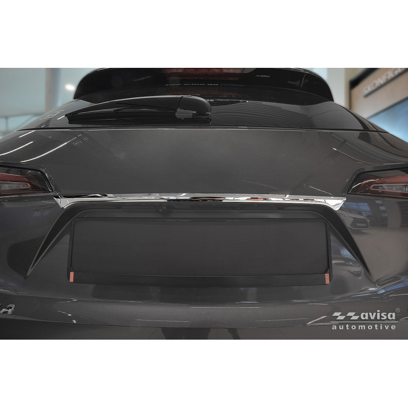 Avisa Revêtement d'habillage du hayon du coffre inox Chrome sur mesure pour Toyota Corolla Touring Sports (E21) 2019-