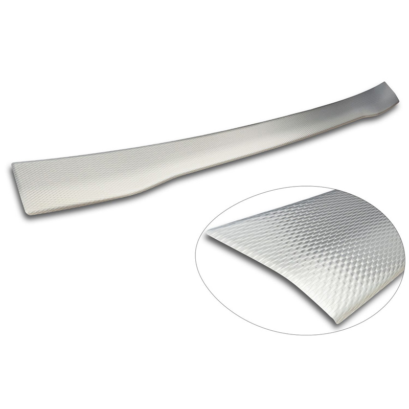 Avisa Protection de seuil arrière inox sur mesure pour Ford Transit Custom II / Tourneo Custom II 2023- & VW Transporter T7 2024- '5WL'
