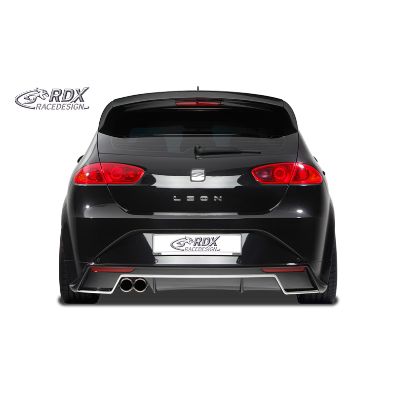 Jupe arrière sur mesure pour Seat Leon 1P Facelift 2009-2012 excl. FR/Cupra (PUR)