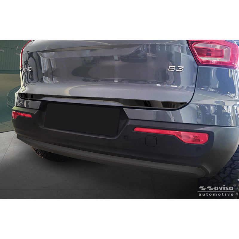 Avisa Moulure de hayon en Inox Noir Chrome sur mesure pour Volvo XC40 (536) 2017-