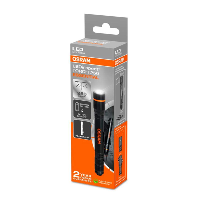 Osram LEDinspect® TORCH 250 Essential - Lampe d'inspection manuelle