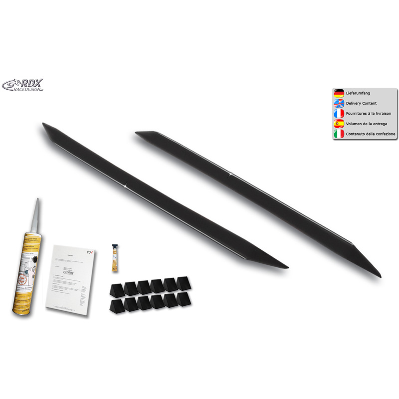 RDX Racedesign Jupes latérales sur mesure pour Volkswagen Passat CJ5 (B9) 2023- 'Slim' (ABS)