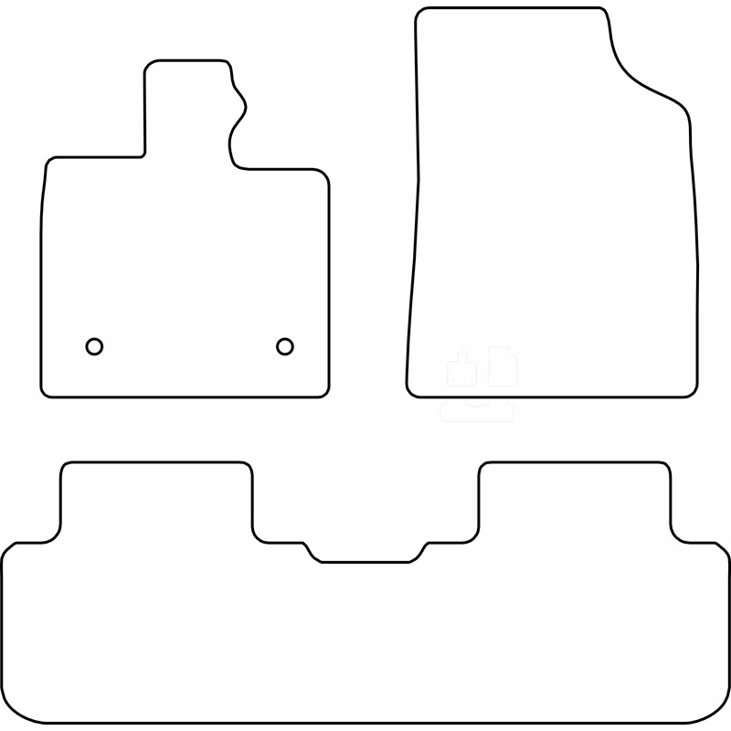 Set de tapis de sol sur mesure pour BYD SEAL U DM-i Hybrid 2024- excl. EV