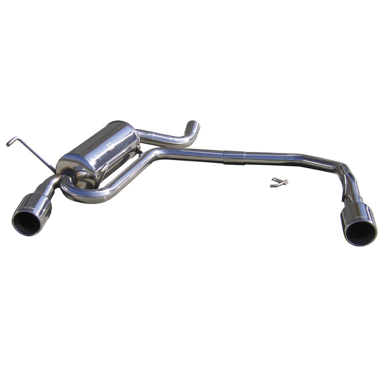 100% Inox Échappement Double sur mesure pour Peugeot 406 Coupe 2.0 (132cv) 1997- Droite/Gauche 102mm