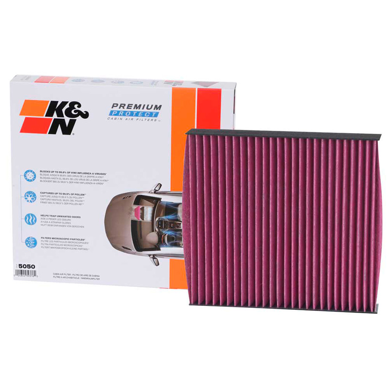 K&N Filtre à Air d'Habitacle Jetable Premium sur mesure pour Mitsubishi/Nissan divers modèles (DVF5050)