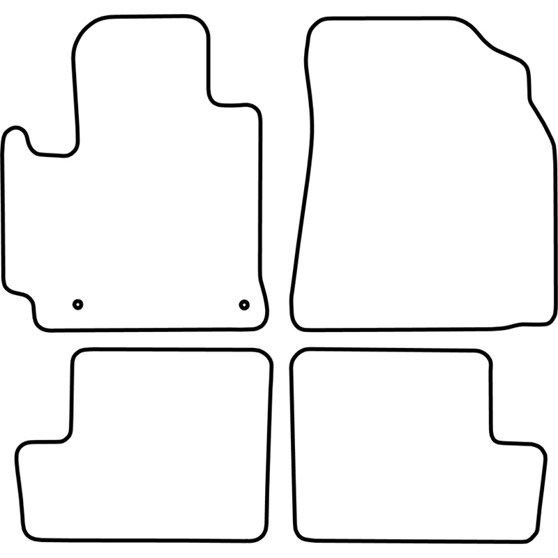 Set de tapis de sol sur mesure pour Toyota RAV4 2003-2006