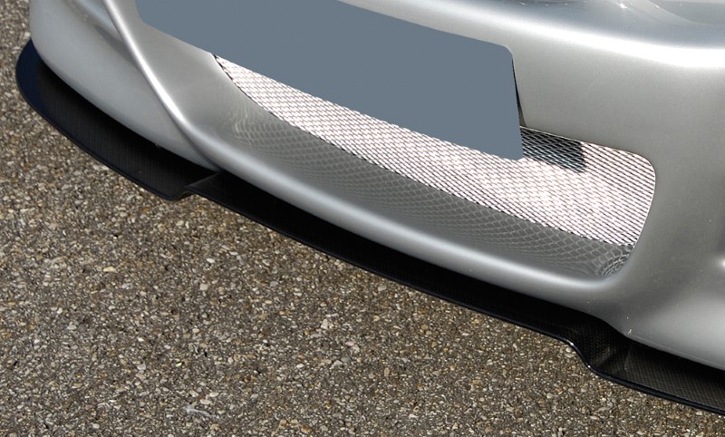 Spoilerzwaard voor voorbumper M3 look BMW E46 Rieger carbon
