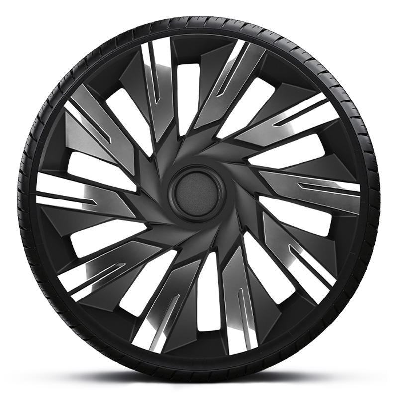 Jeu d'enjoliveurs J-Tec Tecna 15-inch chromét/noir