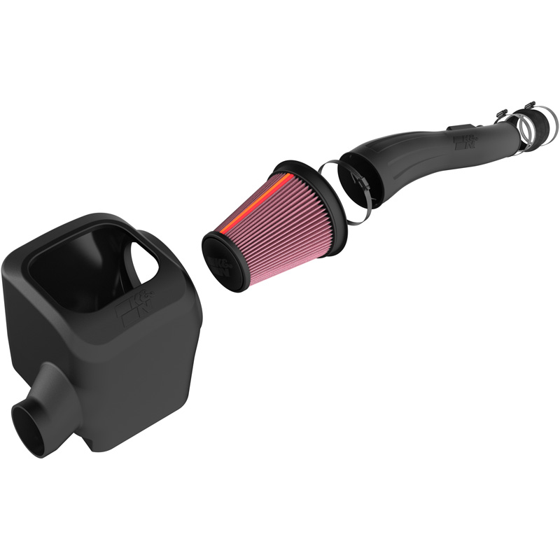 K&N NextGen d'admission d'air froid  sur mesure pour Toyota Tacoma 3.5L V6 2016-2023 (50-9039)