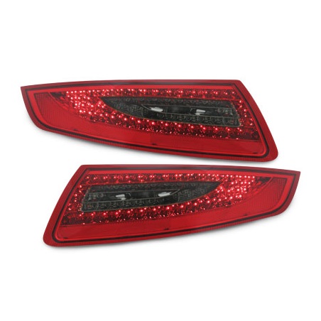 Feux arriere LED Porsche 911 / 997 04-08 rouges/de fumee