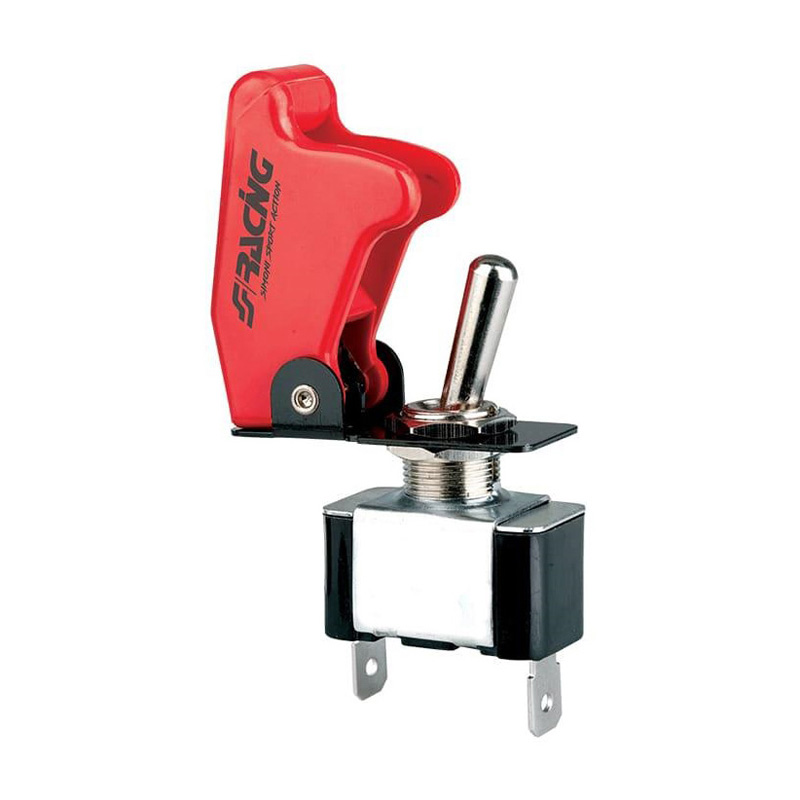 Simoni Racing Interrupteur Baby Go - Rouge - 12V/20Amp