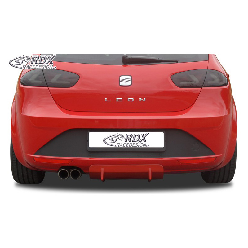 Jupe arrière 'Diffuseur U-Diff' sur mesure pour Seat Leon (1P) 2005-2012 (PU)