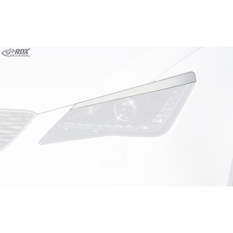 Spoilers de phares sur mesure pour Seat Ibiza 6J/6P 2008-2017 incl. ST & SC (ABS)