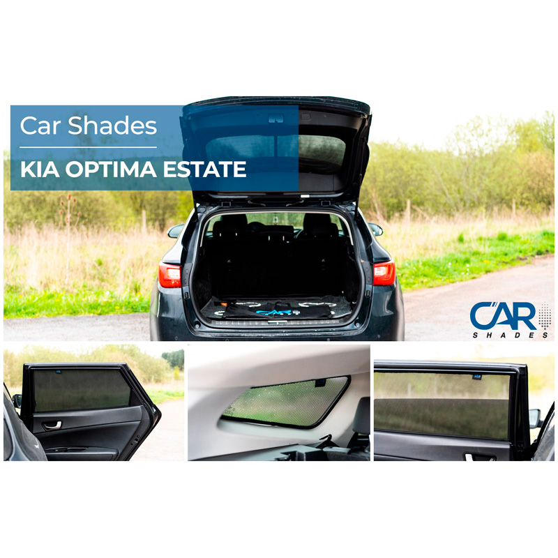 Set de Car Shades sur mesure pour Kia Optima Sportswagon 2016-2020 (6-pièces)