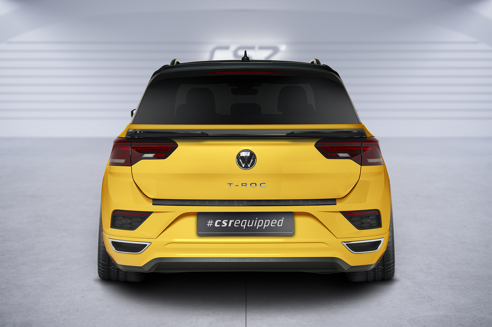 Spoiler Volkswagen T-Roc CSR Glans Zwart
