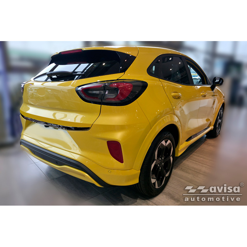 Avisa Moulure de hayon en Inox Noir Chrome sur mesure pour Ford Puma 2019-