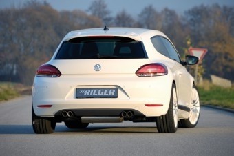 Achterbumperaanzet VW Scirocco III Rieger Tuning Carbon