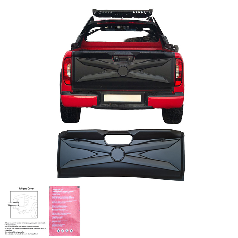 Protecteur de hayon sur mesure pour Mercedes Classe-X W470 2017- - Noir mat