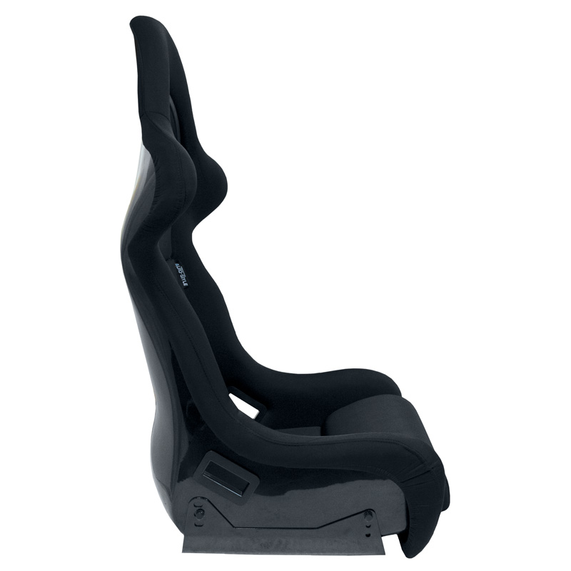 Siège baquet 'BS7' - Noir - Dossier fixe en polyester - incl. glissières