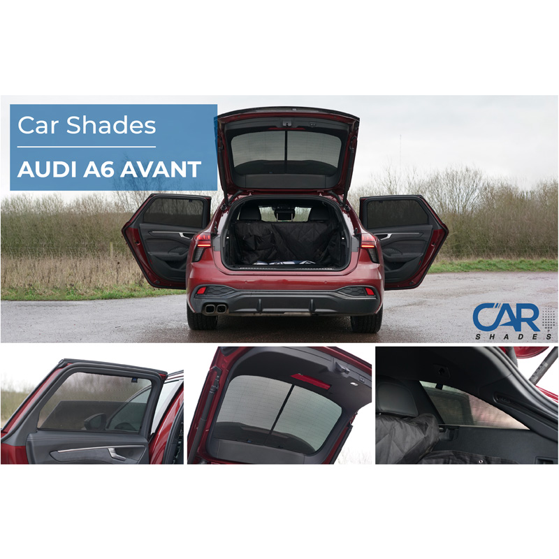Set de Car Shades (portes arrières) sur mesure pour Audi A6 C9 Avant 2025- (2-pièces)