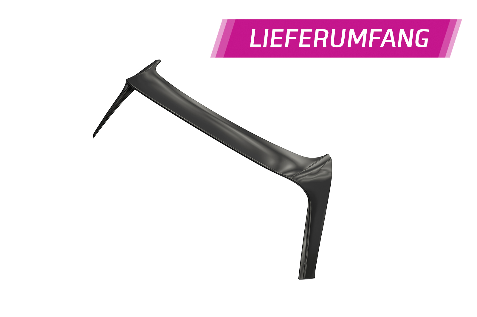 Spoiler Volkswagen Golf 7 Clubsport Look CSR Glans Zwart
