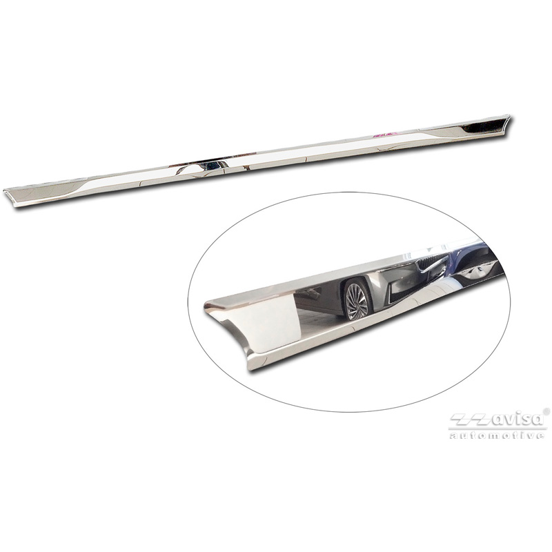 Avisa Revêtement d'habillage du hayon du coffre inox Chrome sur mesure pour Skoda Elroq 2025-