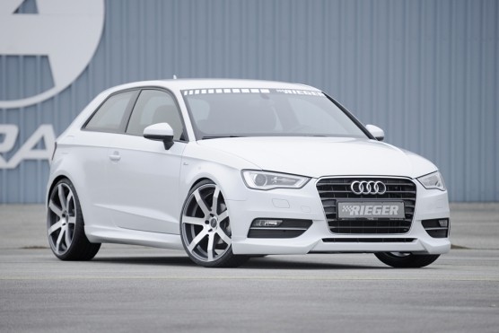 Rieger Zijskirts passend voor Audi A3 8V 2012-