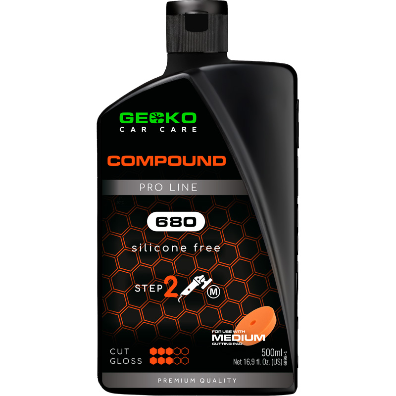 Gecko PRO Polish Medium 680 Étape 2 - 500 ml (sans silicone)