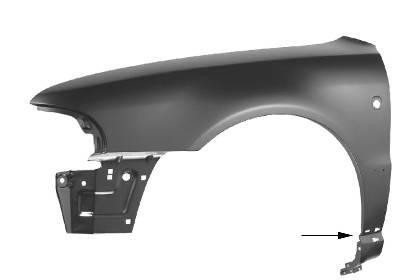 spatbord, links, 08/1997-Audi A4, 1994-1999