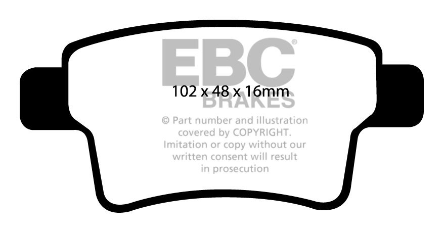EBC Brakes MITSUBISHI Sigma 1.6 77-80 Remblokken voorzijde