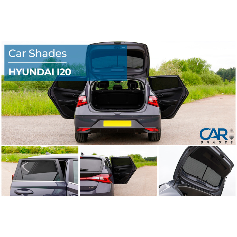 Set de Car Shades sur mesure pour Hyundai i20 5 portes 2020- (6-pièces)