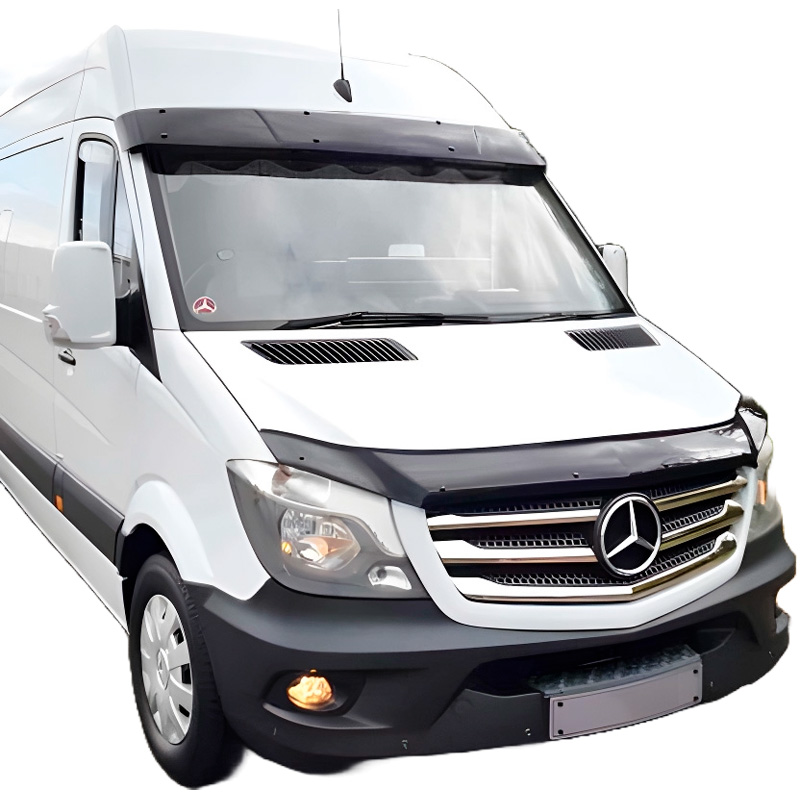 Protection du capot sur mesure pour Mercedes Sprinter W906 Facelift 2014-2018 - Noir brillant