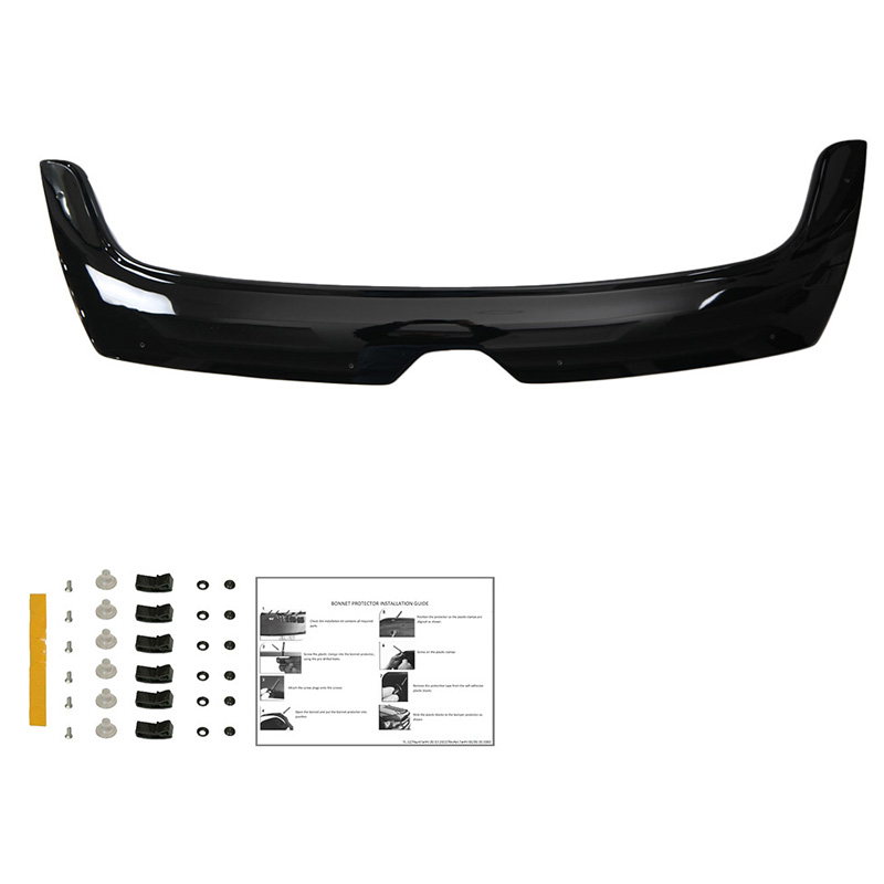 Protection du capot sur mesure pour Renault Master 3ème Gen. Facelift 2014-2018 - Noir brillant