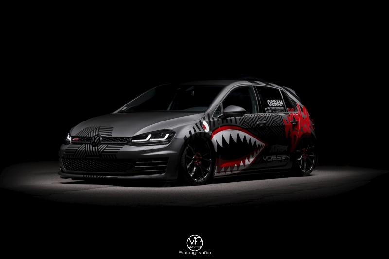 Koplampen passend voor VW Golf VII OSRAM FULL LED Black (for Xenon and Halo DRL)