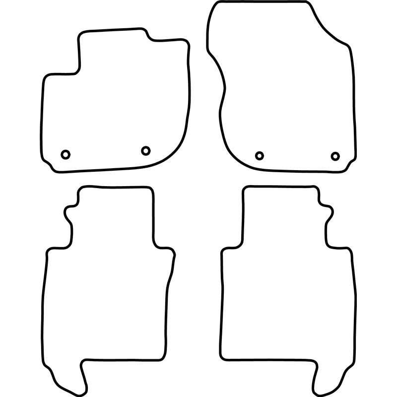 Set de tapis de sol sur mesure pour Honda HR-V (RV) eHEV 2021-