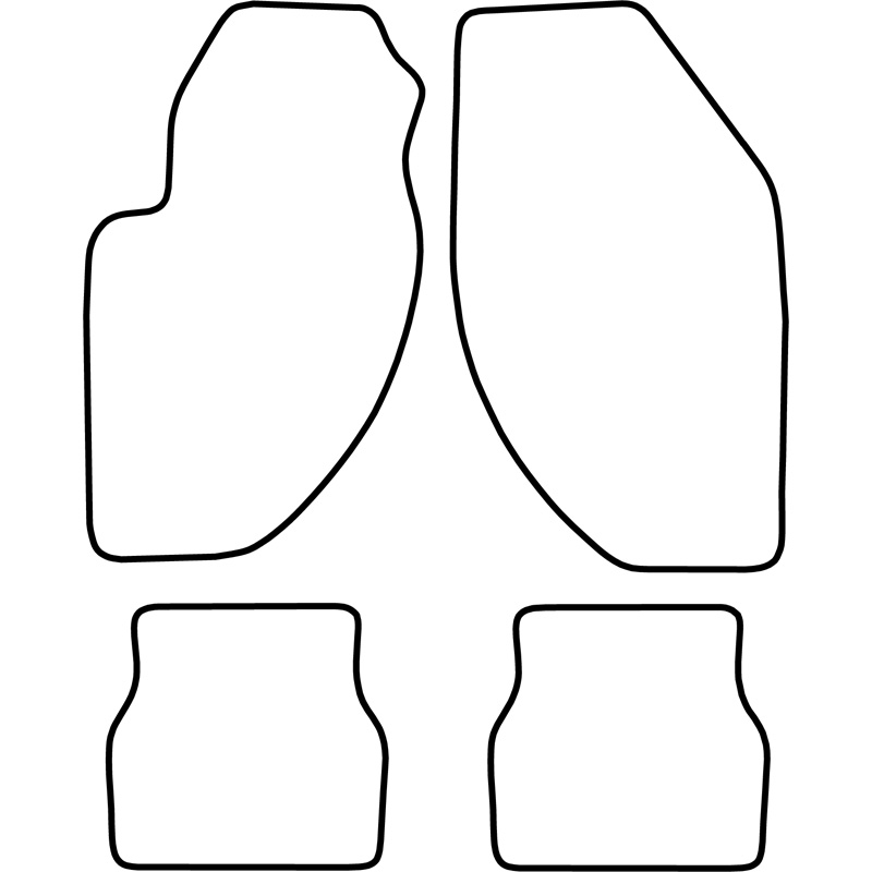 Set de tapis de sol sur mesure pour Alfa Romeo 166 1998-2000