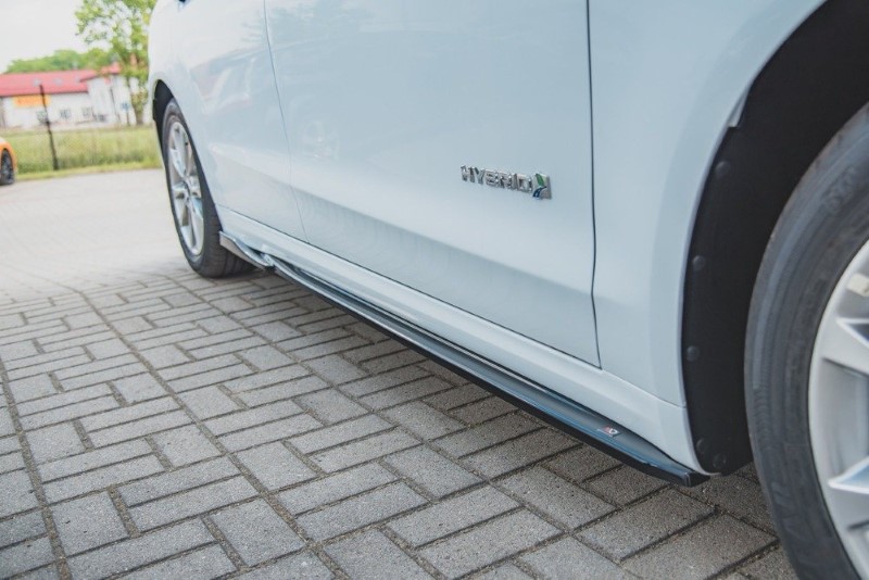 Zijskirts Diffusers Ford Mondeo Mk5 Facelift Glanzend Zwart