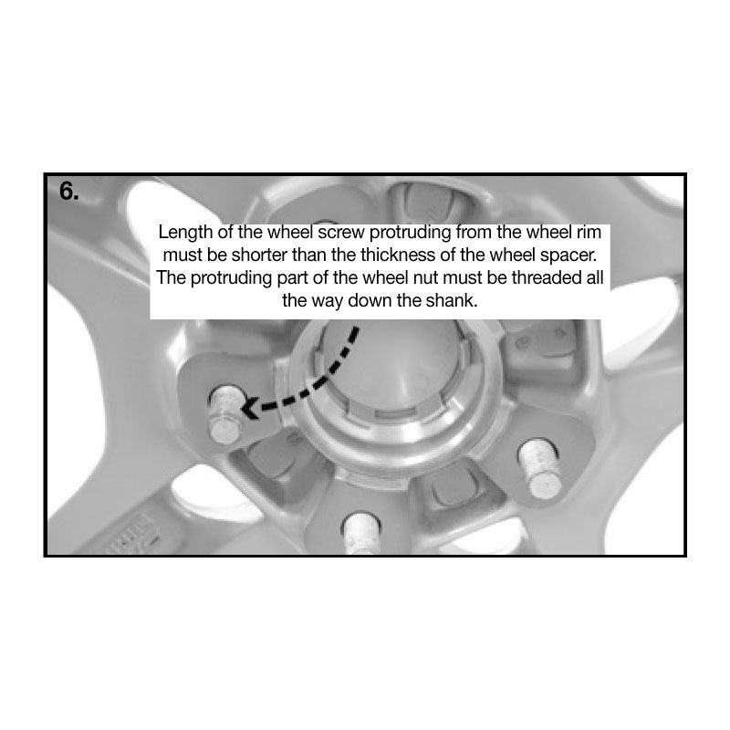 H&R Set des espaceurs de roues Système-DRA 50mm par essieu - Cartouche de boulon 5x112 - Moyeu 66,5mm - Taille de boulon M12x1,5 - sur mesure pour Chrysler/Mercedes